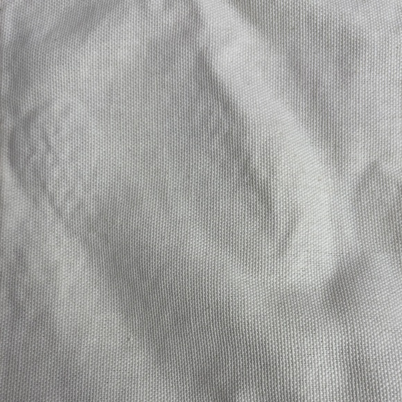 Zigzag Patterned Skirt in Cream and Brown Woven Front and Canvas Back SET Of 2! - Picture 4 of 5